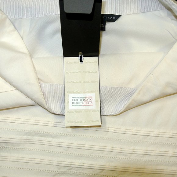 Armani Exchange Pintucked Mini Skirt, NWT Vintage - Picture 5 of 7